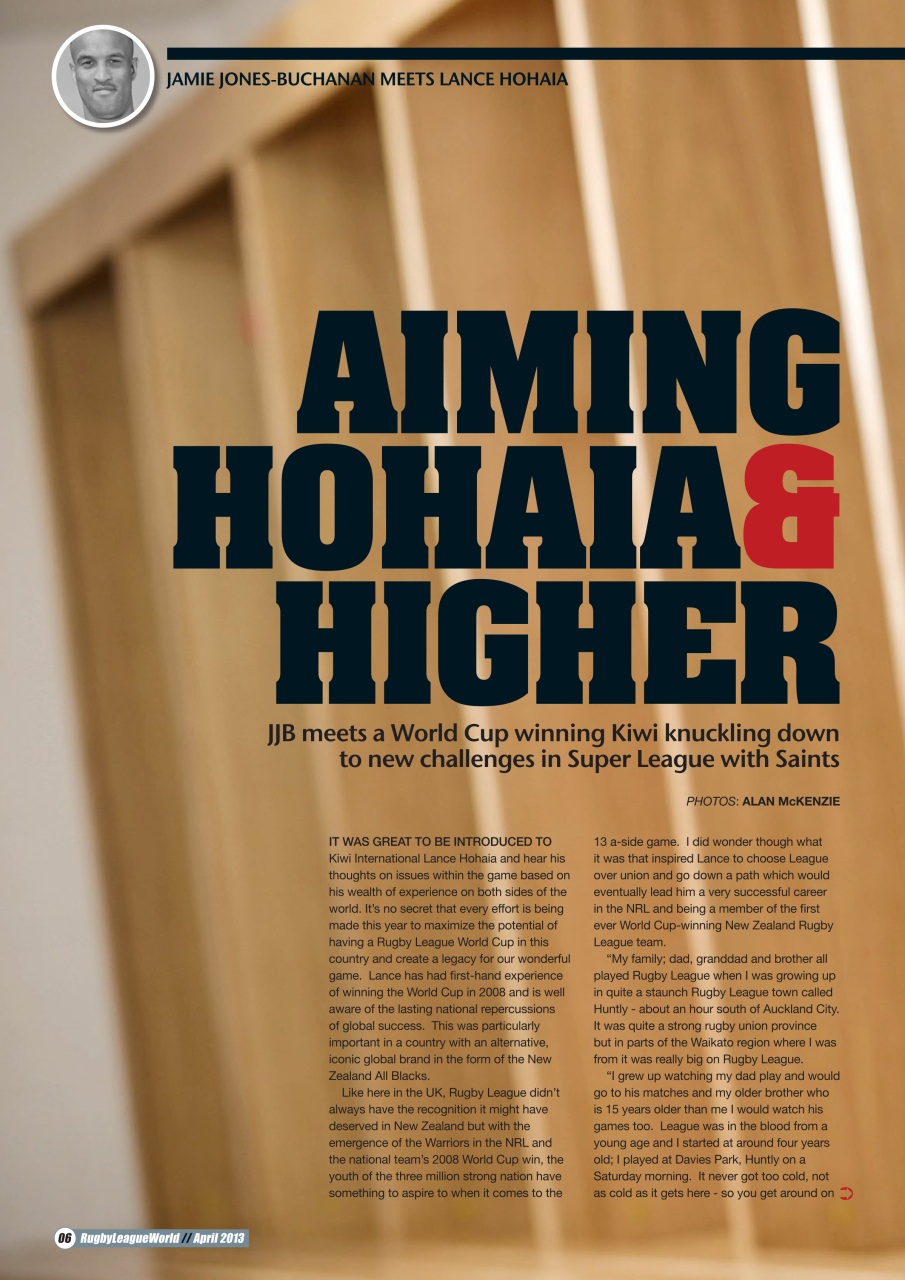 Rugby League World Preview Pages