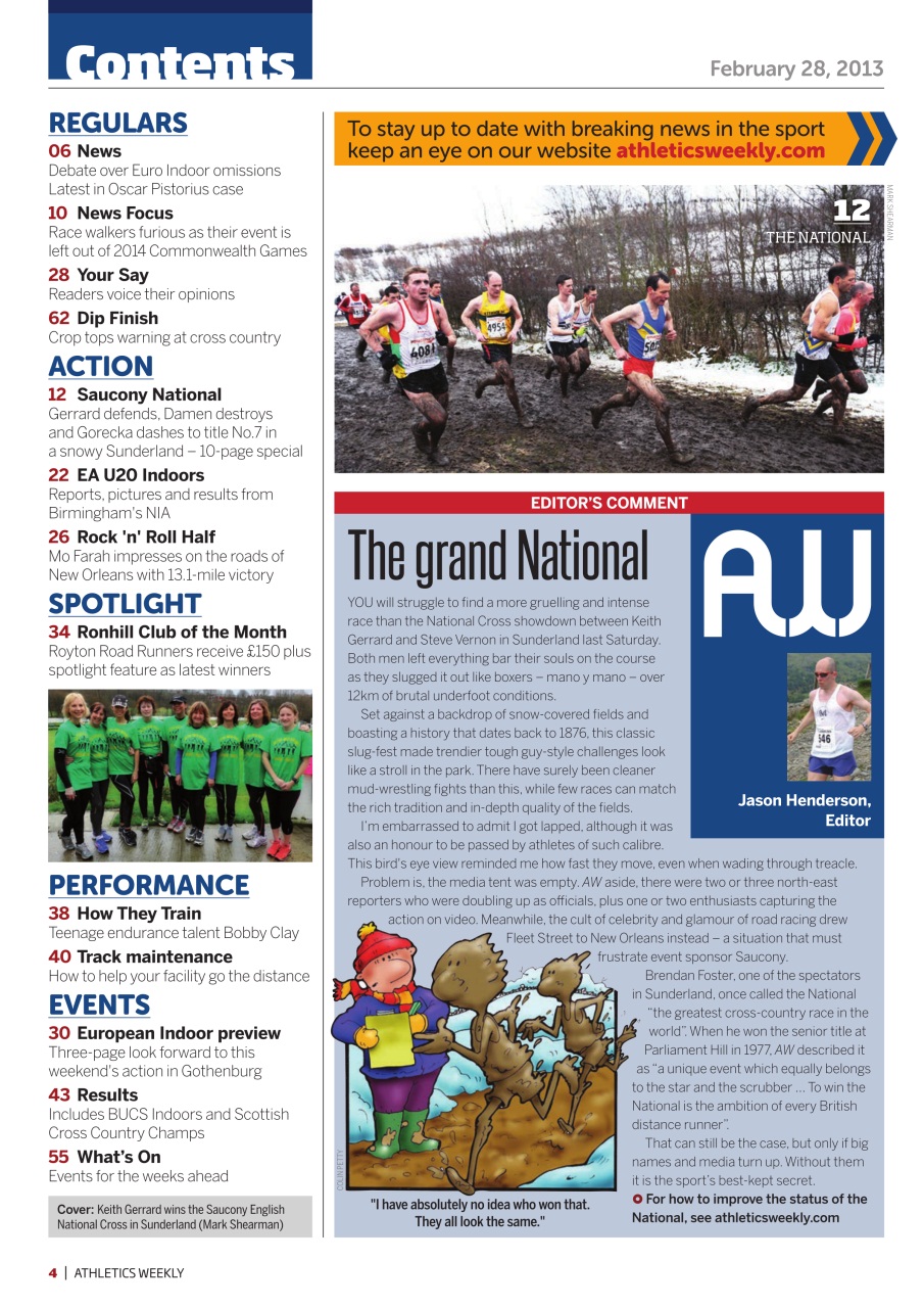 AW – Athletics Weekly Magazine Preview Pages