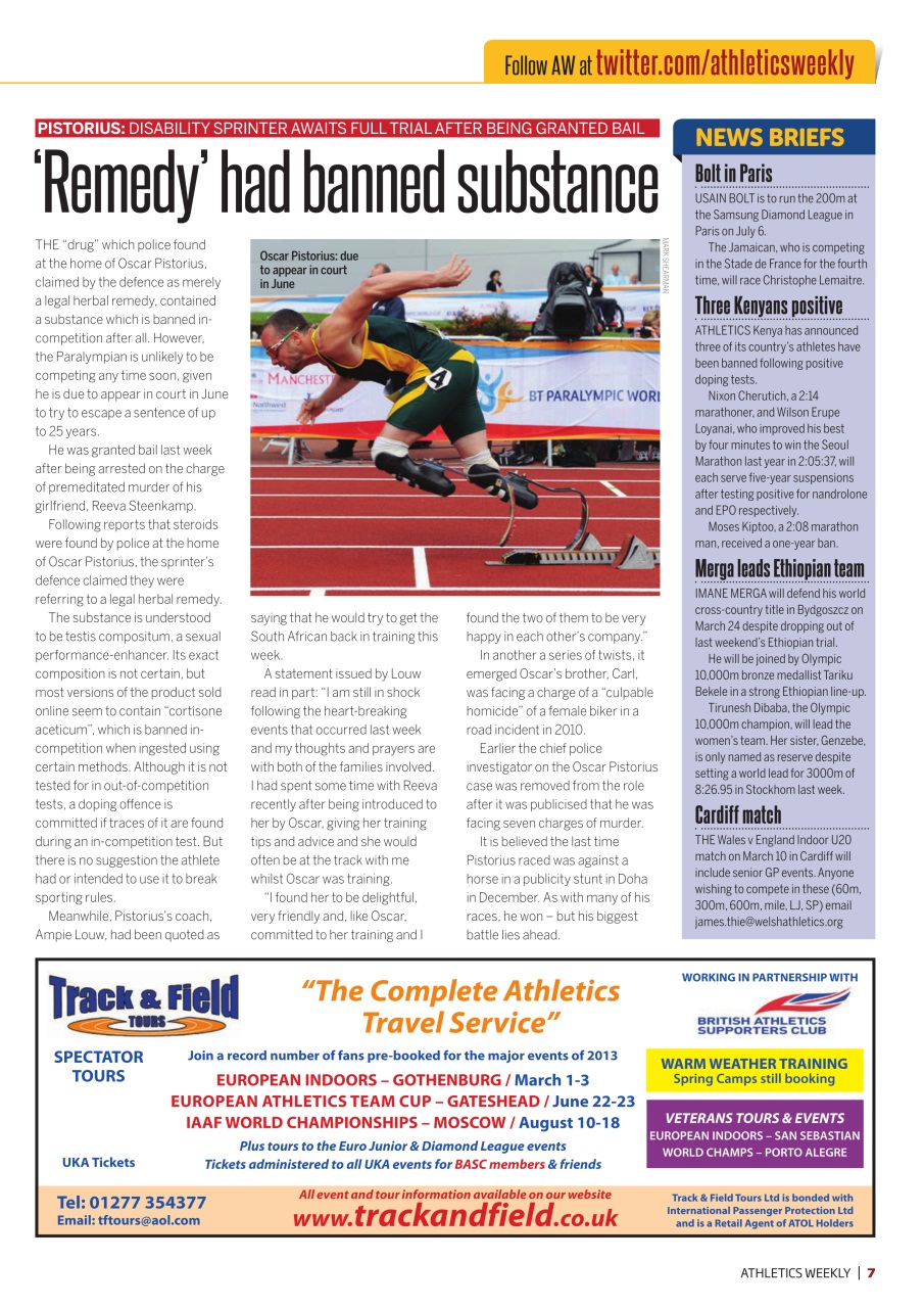 AW – Athletics Weekly Magazine Preview Pages