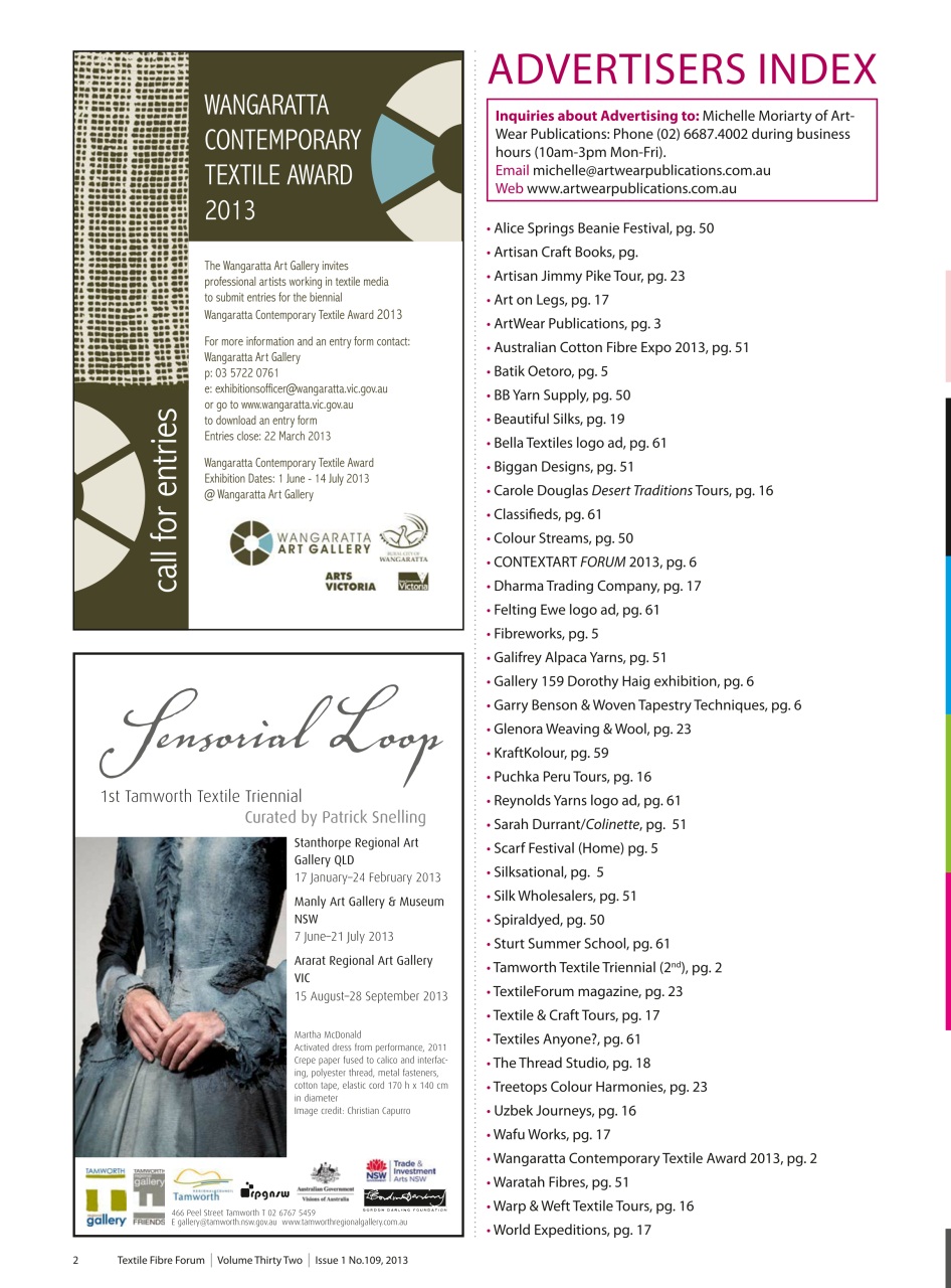 Textile Fibre Forum Preview Pages