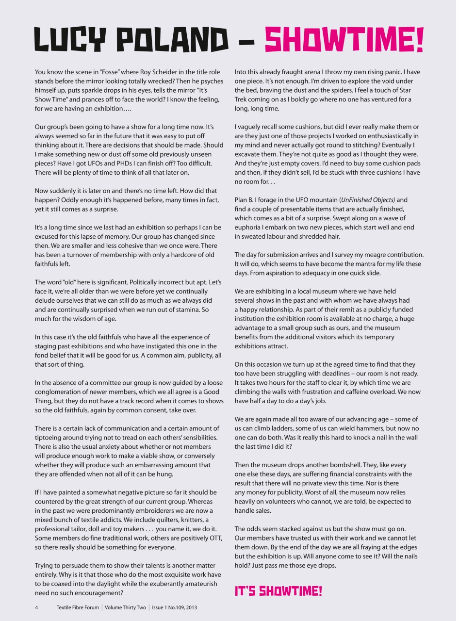 Textile Fibre Forum Preview Pages