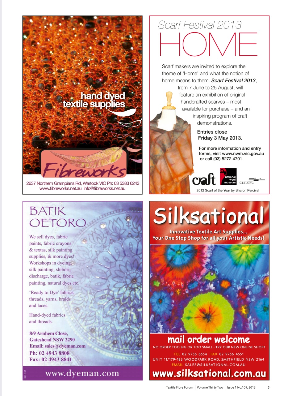 Textile Fibre Forum Preview Pages