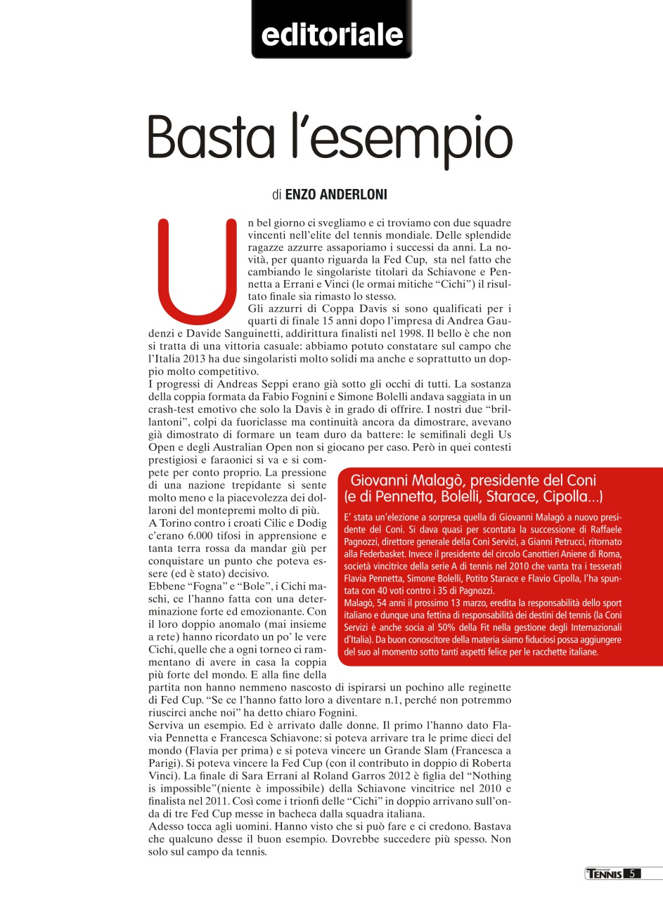 Il Tennis Italiano Preview Pages