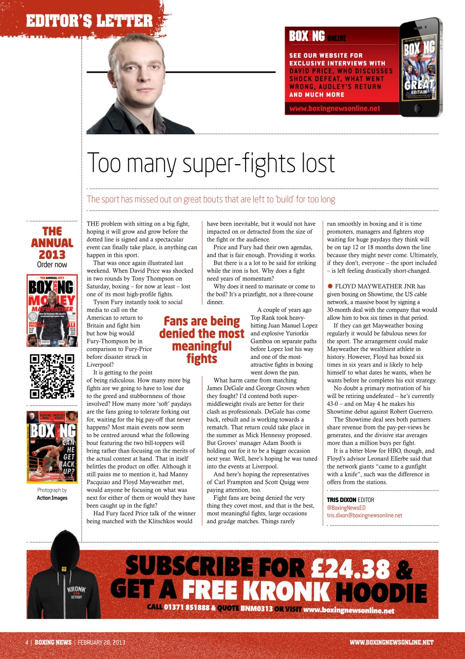 Boxing News Preview Pages