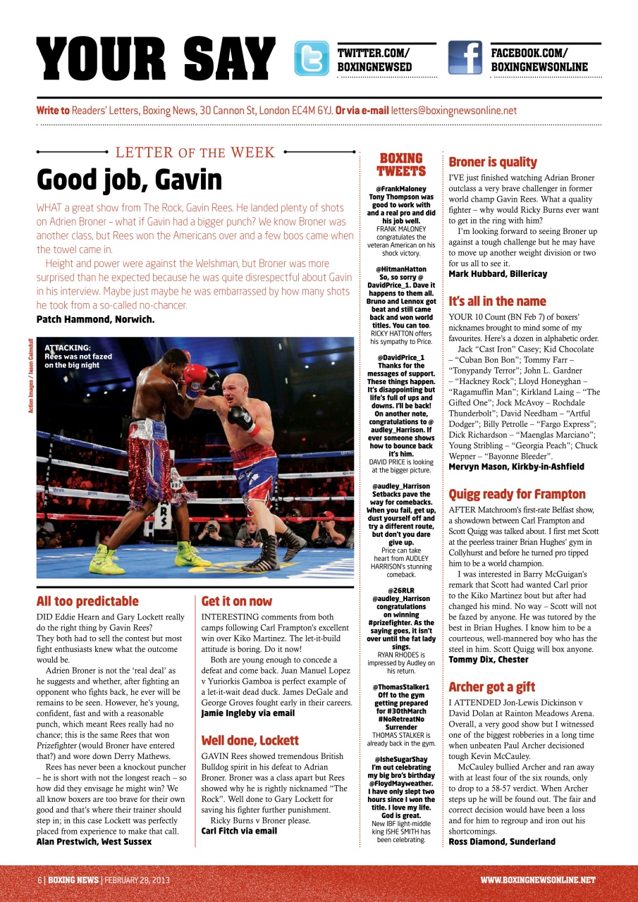 Boxing News Preview Pages