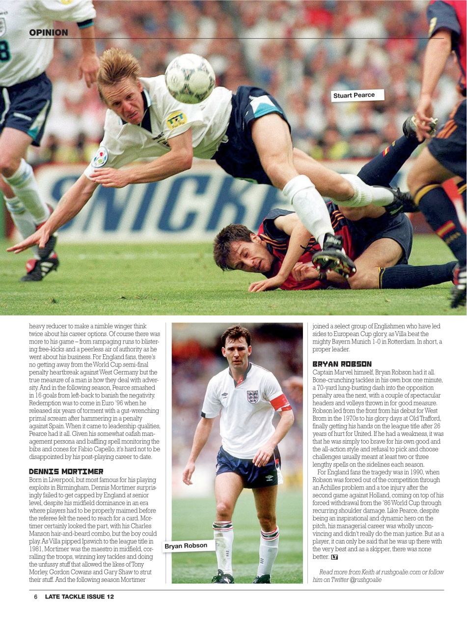 Late Tackle Football Magazine Preview Pages