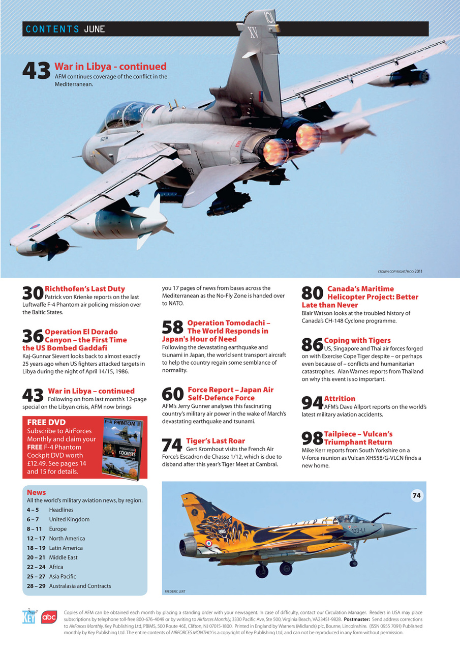 AirForces Monthly Preview Pages