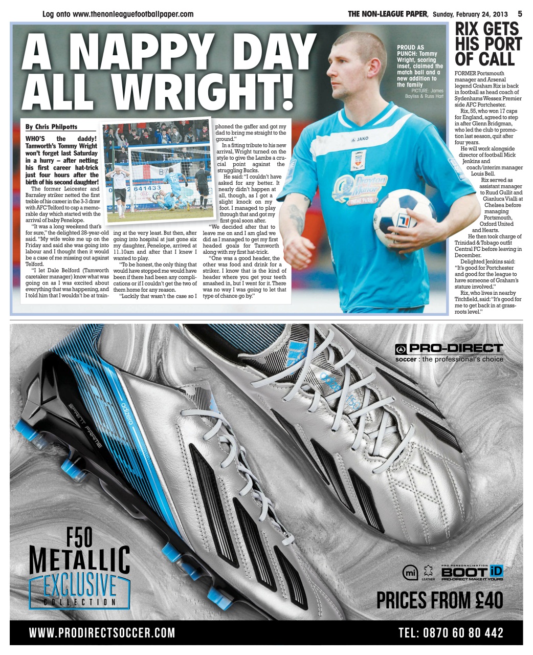 The Non-League Football Paper Preview Pages