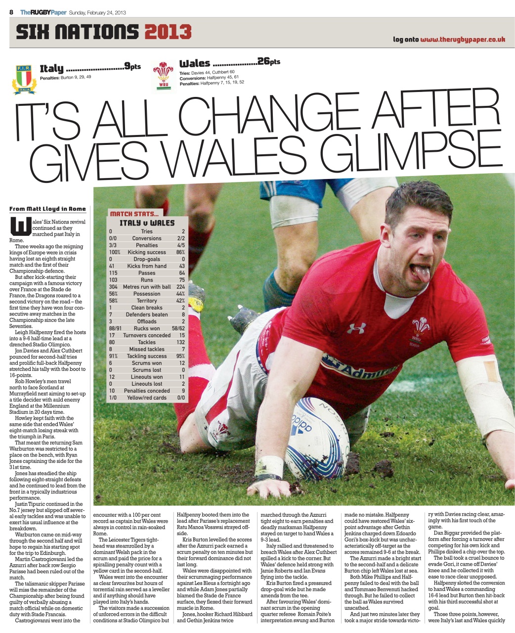 The Rugby Paper Preview Pages