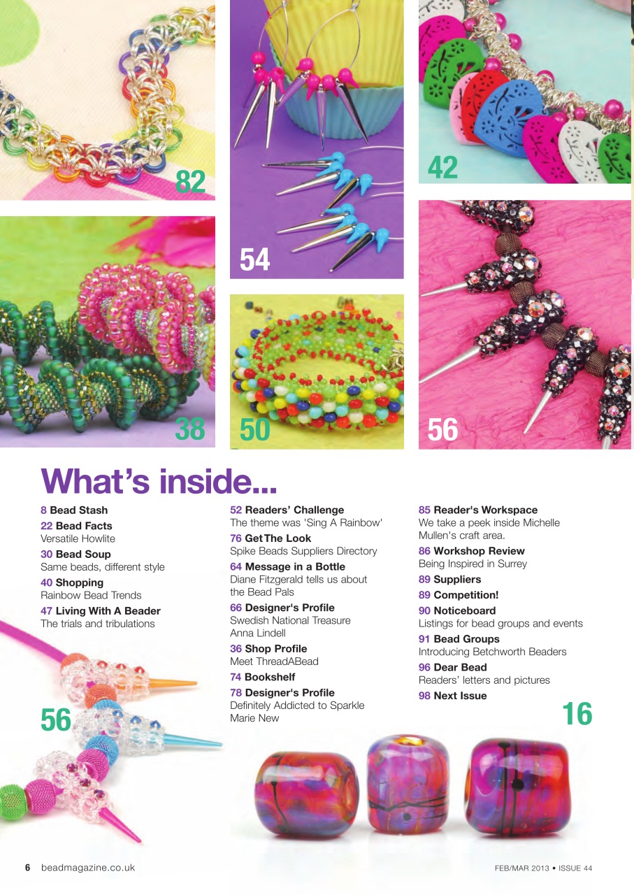 Bead & Jewellery Magazine Preview Pages