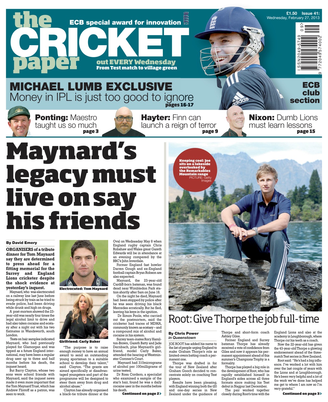 The Cricket Paper Preview Pages
