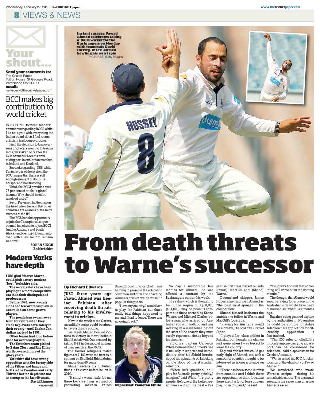 The Cricket Paper Preview Pages