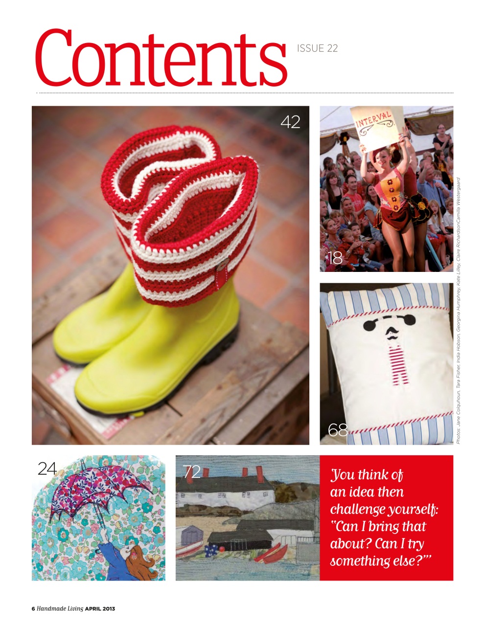 Handmade Living Preview Pages