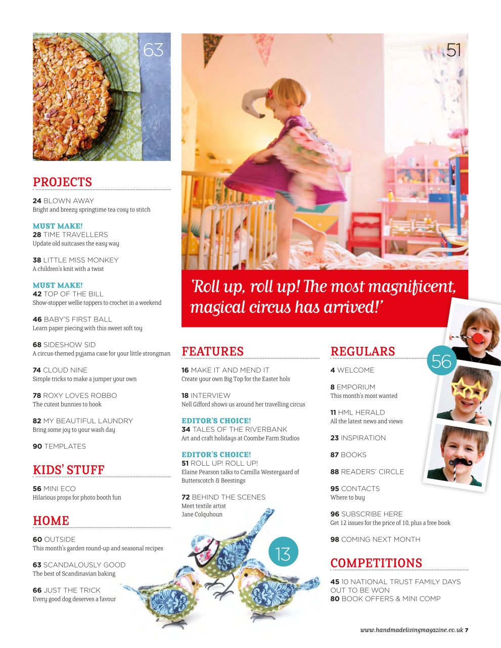 Handmade Living Preview Pages