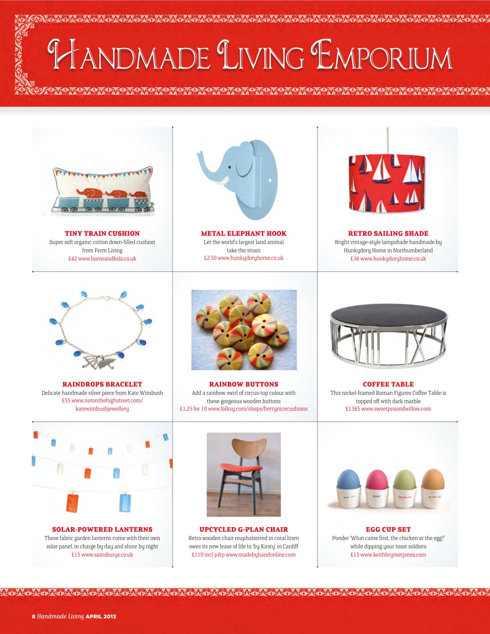 Handmade Living Preview Pages