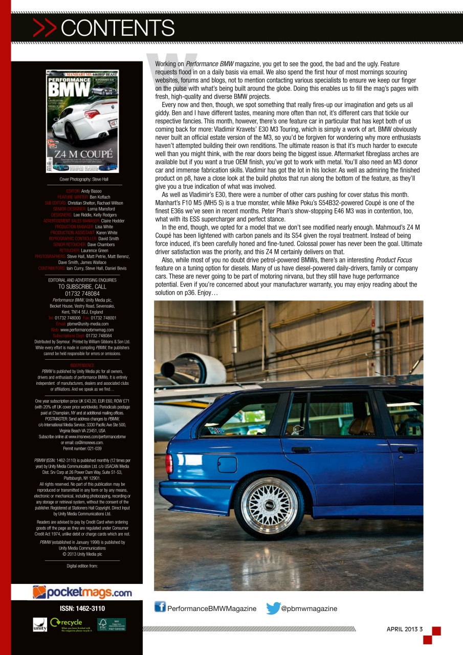 Performance BMW Preview Pages