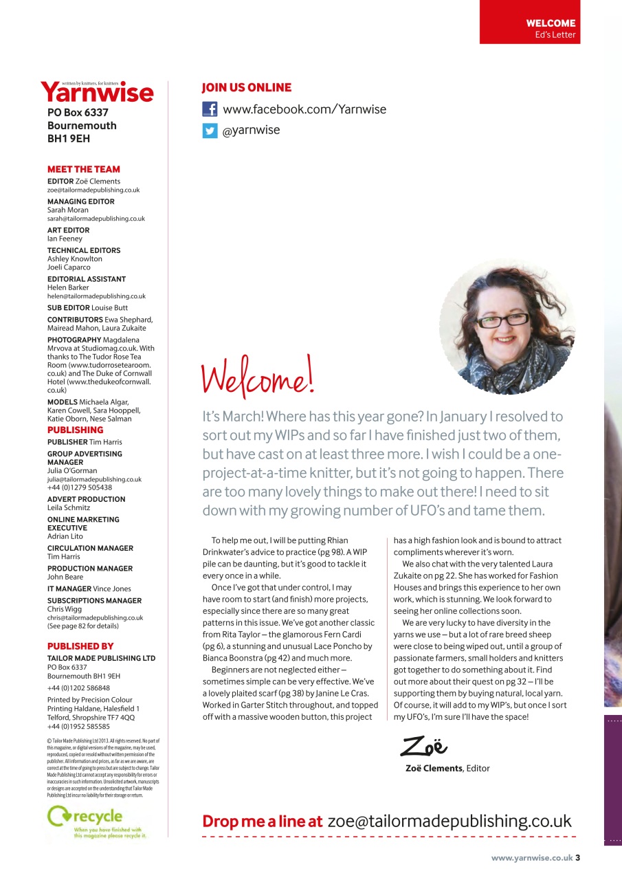 Yarnwise Preview Pages