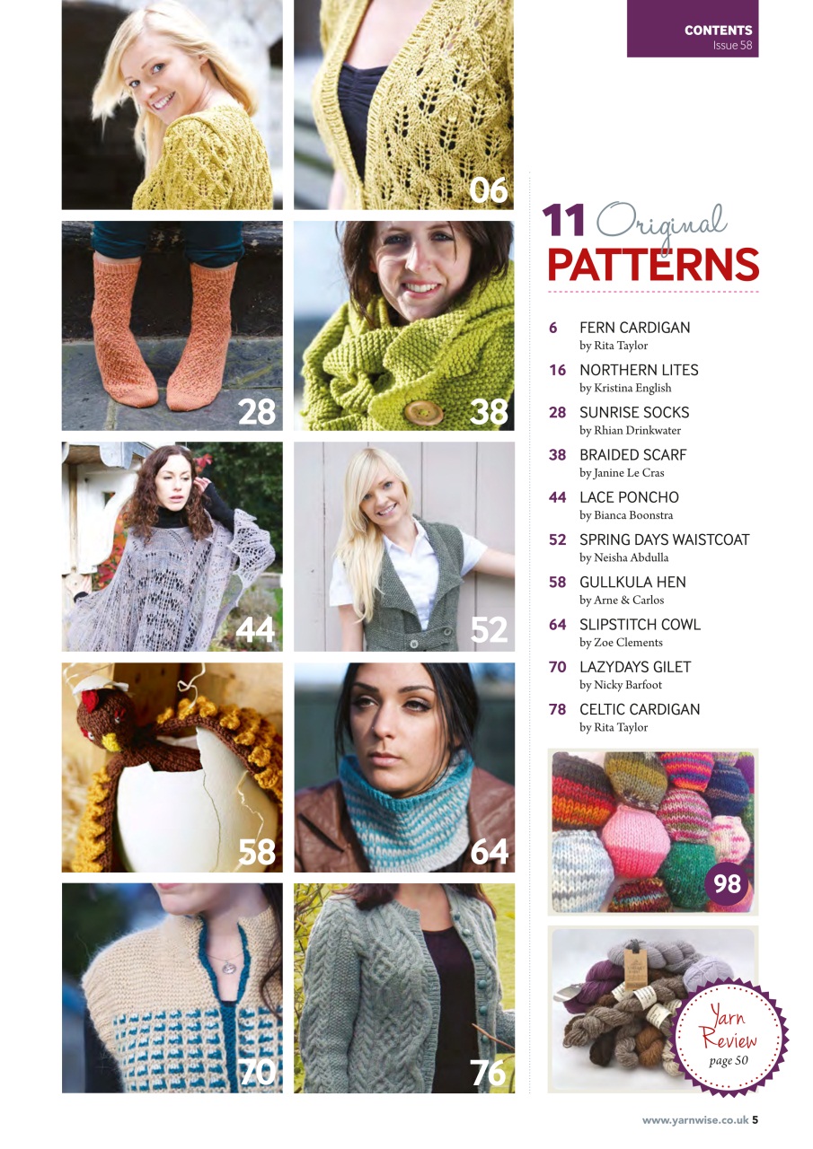 Yarnwise Preview Pages