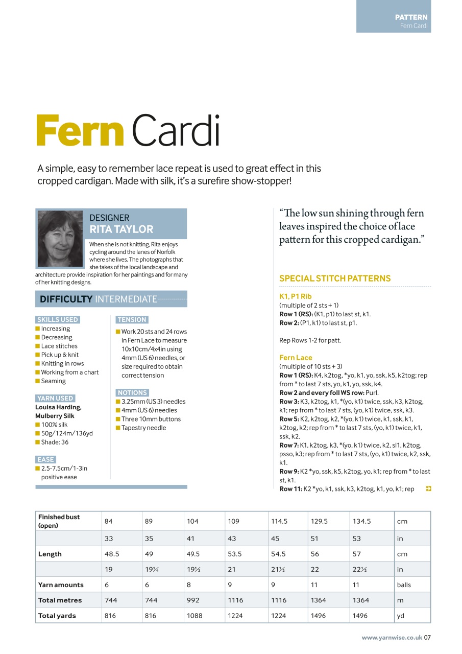 Yarnwise Preview Pages