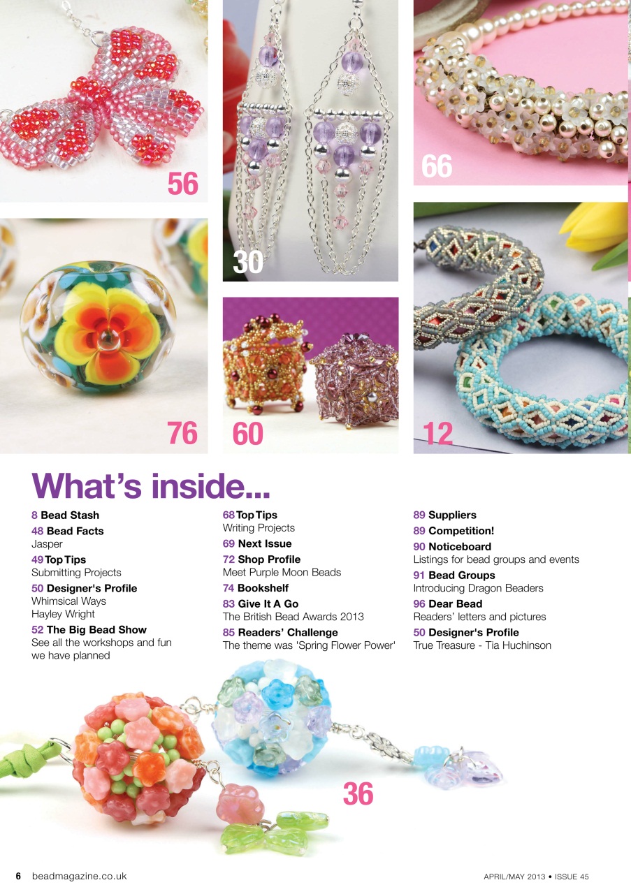 Bead & Jewellery Magazine Preview Pages