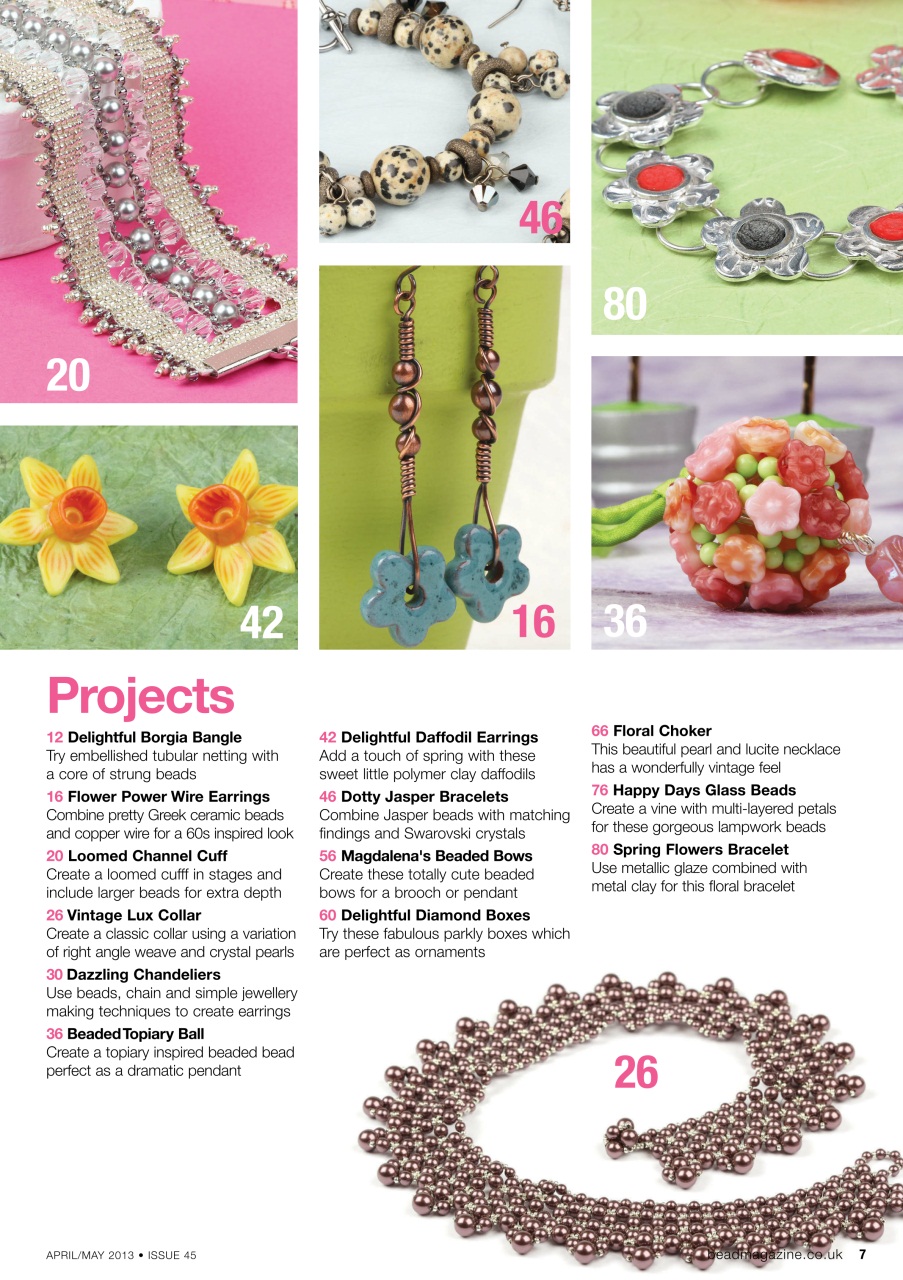 Bead & Jewellery Magazine Preview Pages