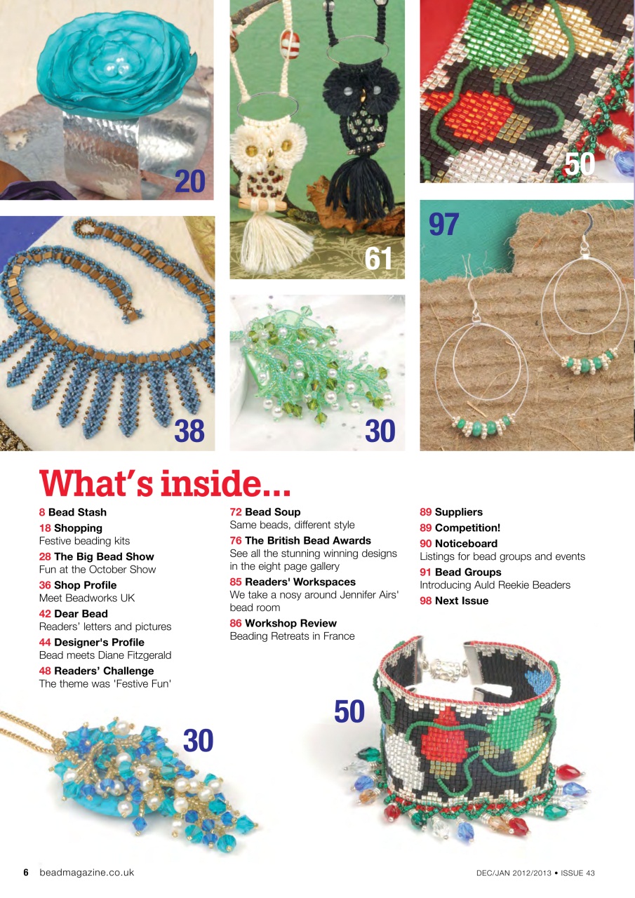 Bead & Jewellery Magazine Preview Pages