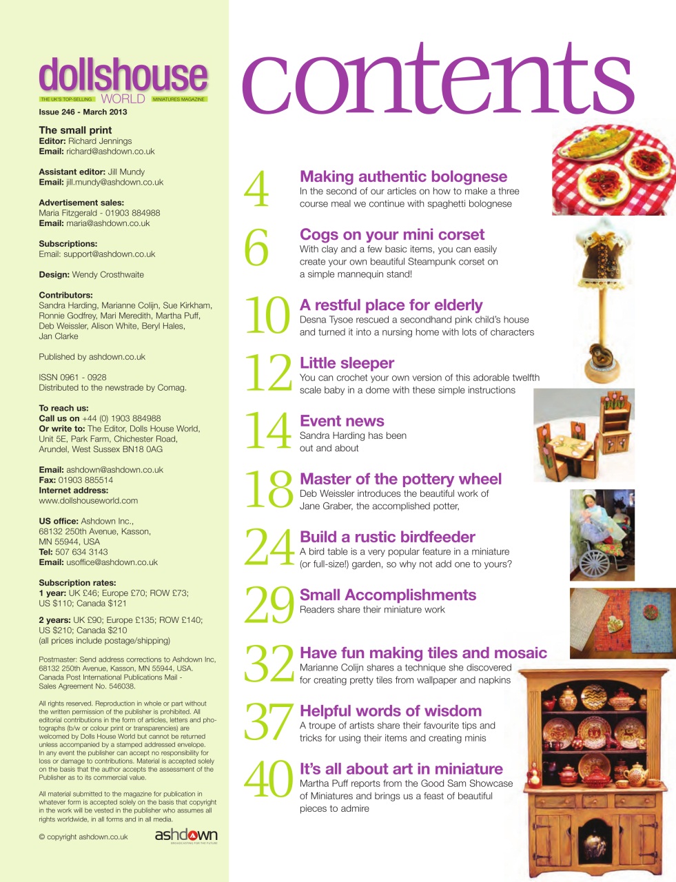 Dolls House World Preview Pages