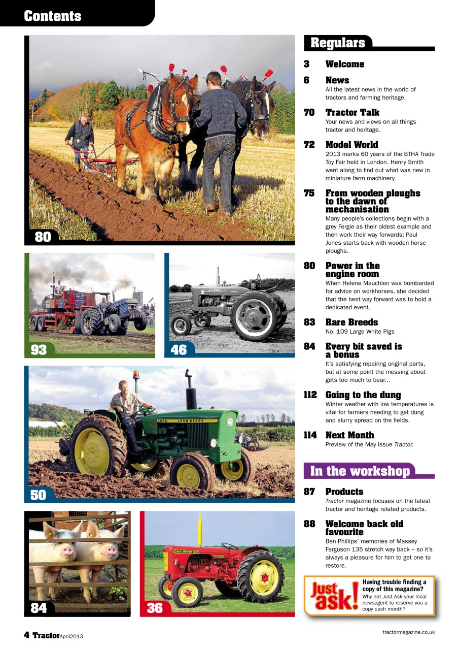 Tractor & Farming Heritage Magazine Preview Pages