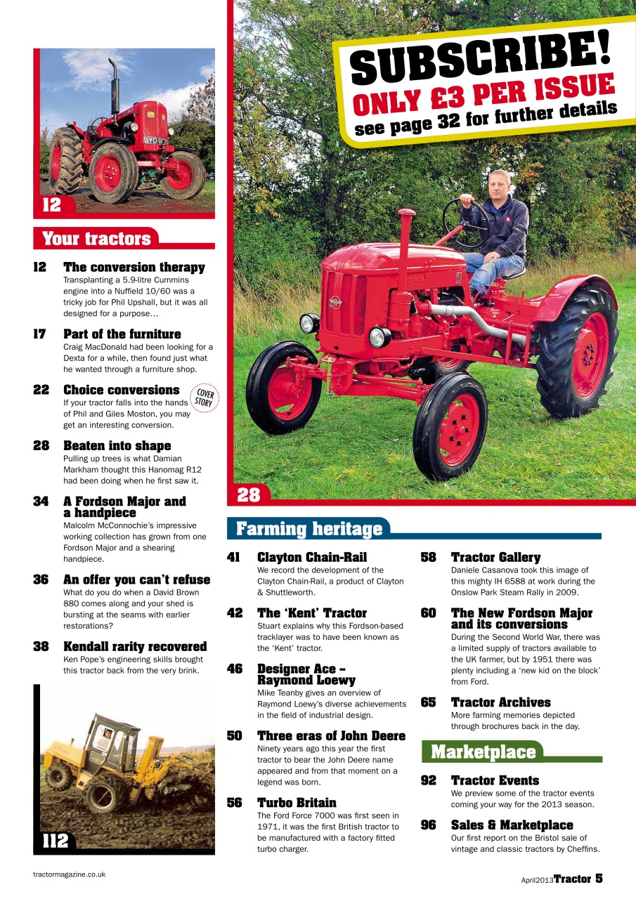 Tractor & Farming Heritage Magazine Preview Pages