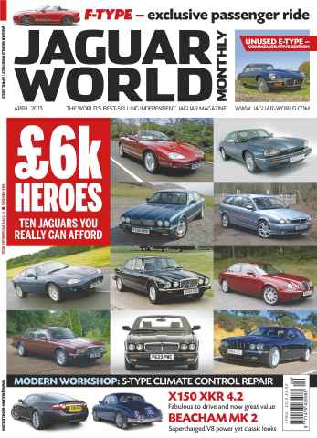 Jaguar World issue Top cats for less April 2013