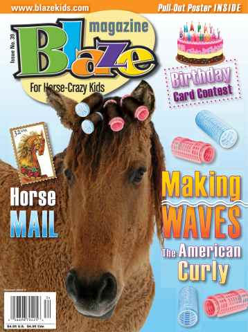 Blaze Magazine For Horse Crazy Kids issue Issue No. 39