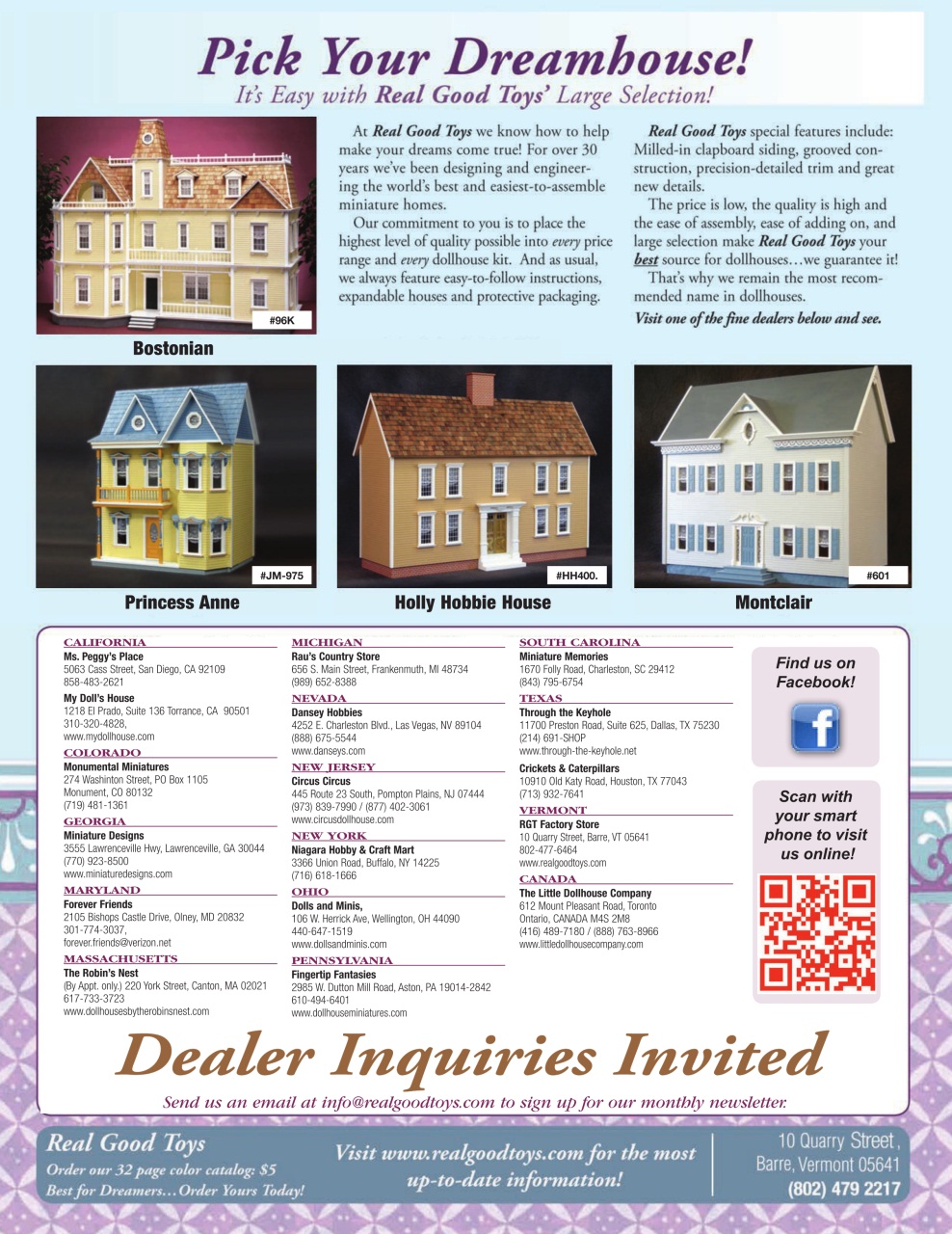 Dollhouse Miniatures Preview Pages