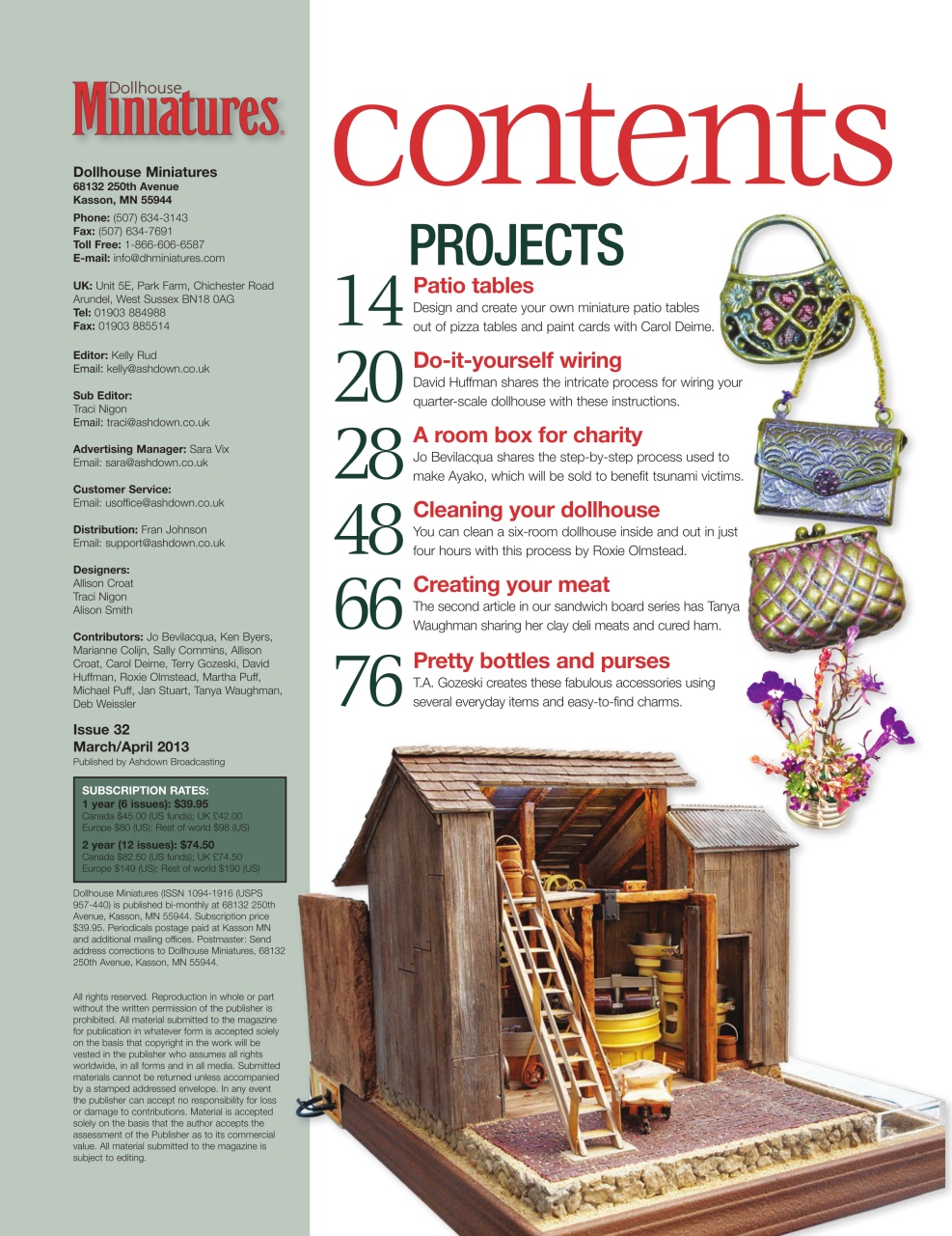Dollhouse Miniatures Preview Pages