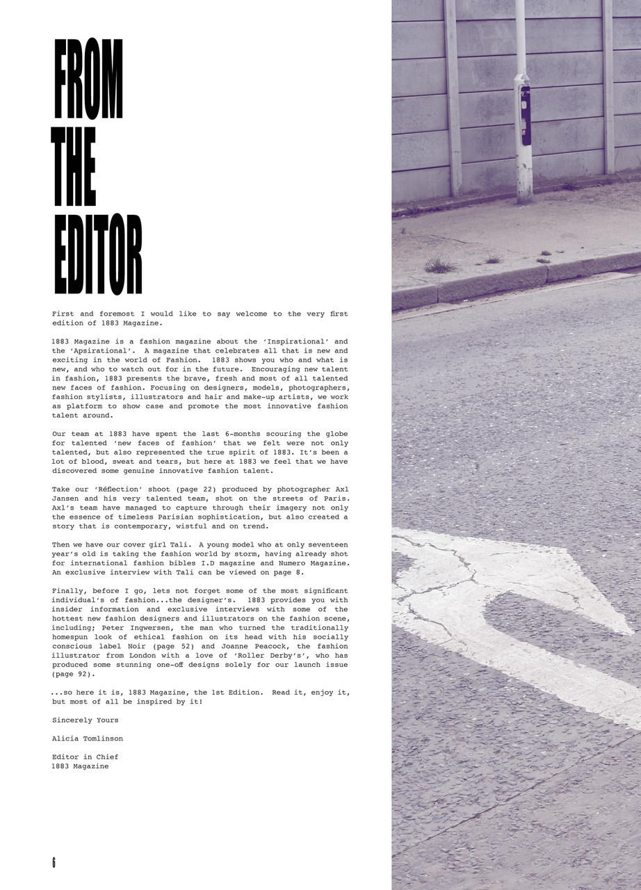 1883 Magazine Preview Pages