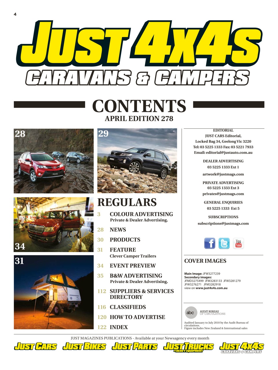 JUST 4X4S Preview Pages