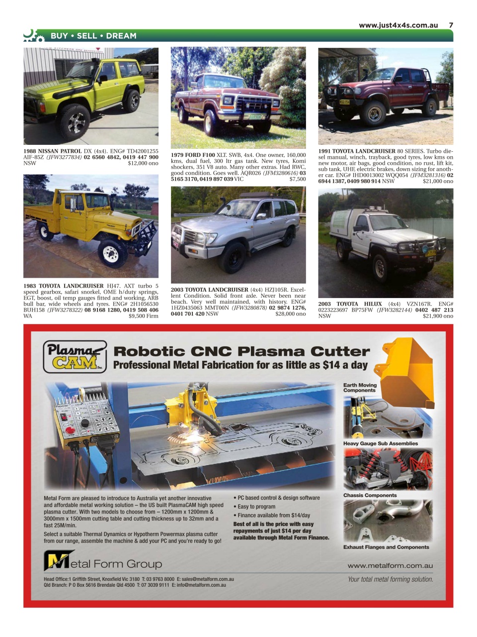 JUST 4X4S Preview Pages