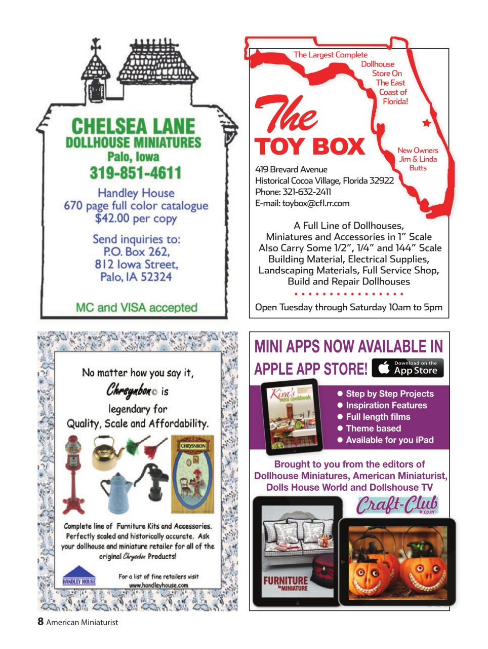 American Miniaturist Preview Pages