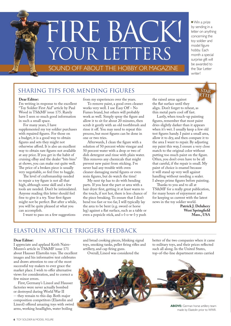 Toy Soldier & Model Figure Preview Pages