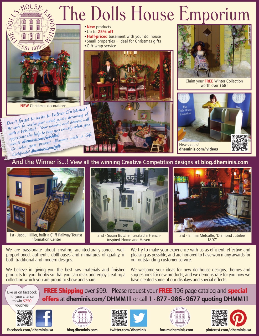Dollhouse Miniatures Preview Pages