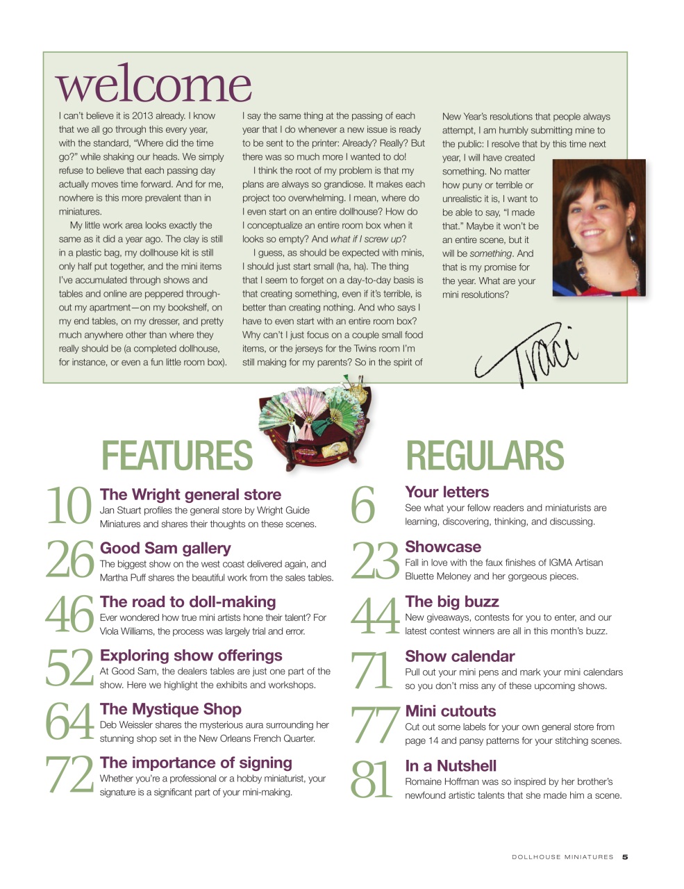 Dollhouse Miniatures Preview Pages