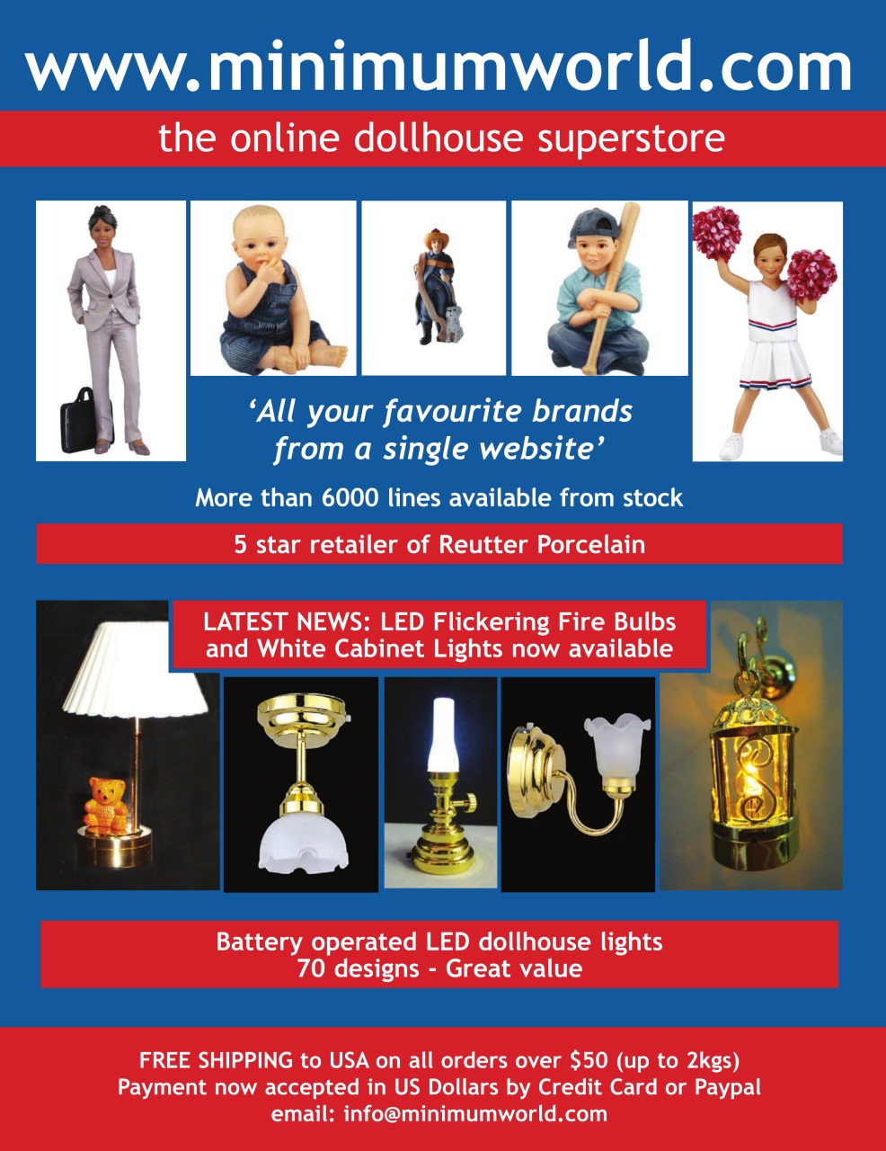 Dollhouse Miniatures Preview Pages