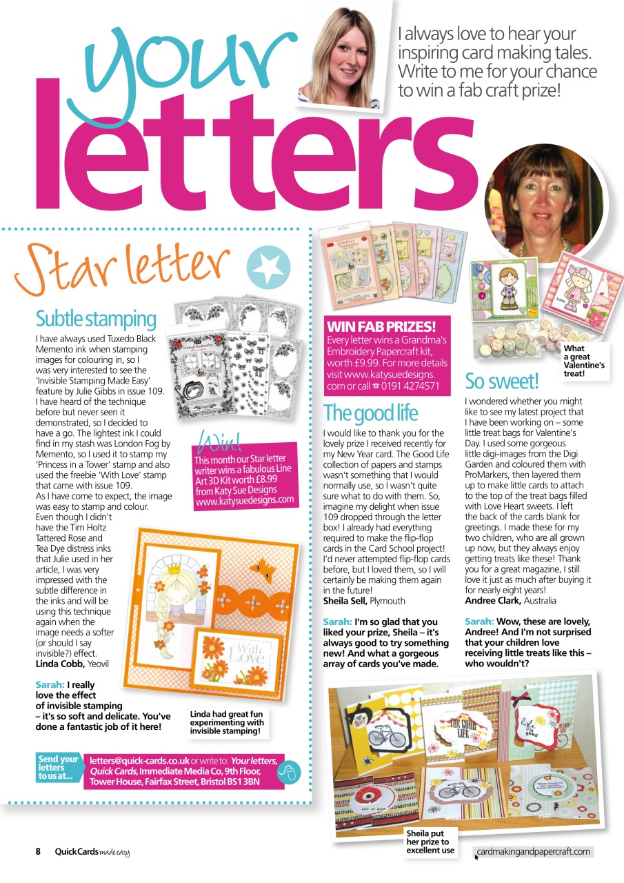 Quick Cards Made Easy Preview Pages