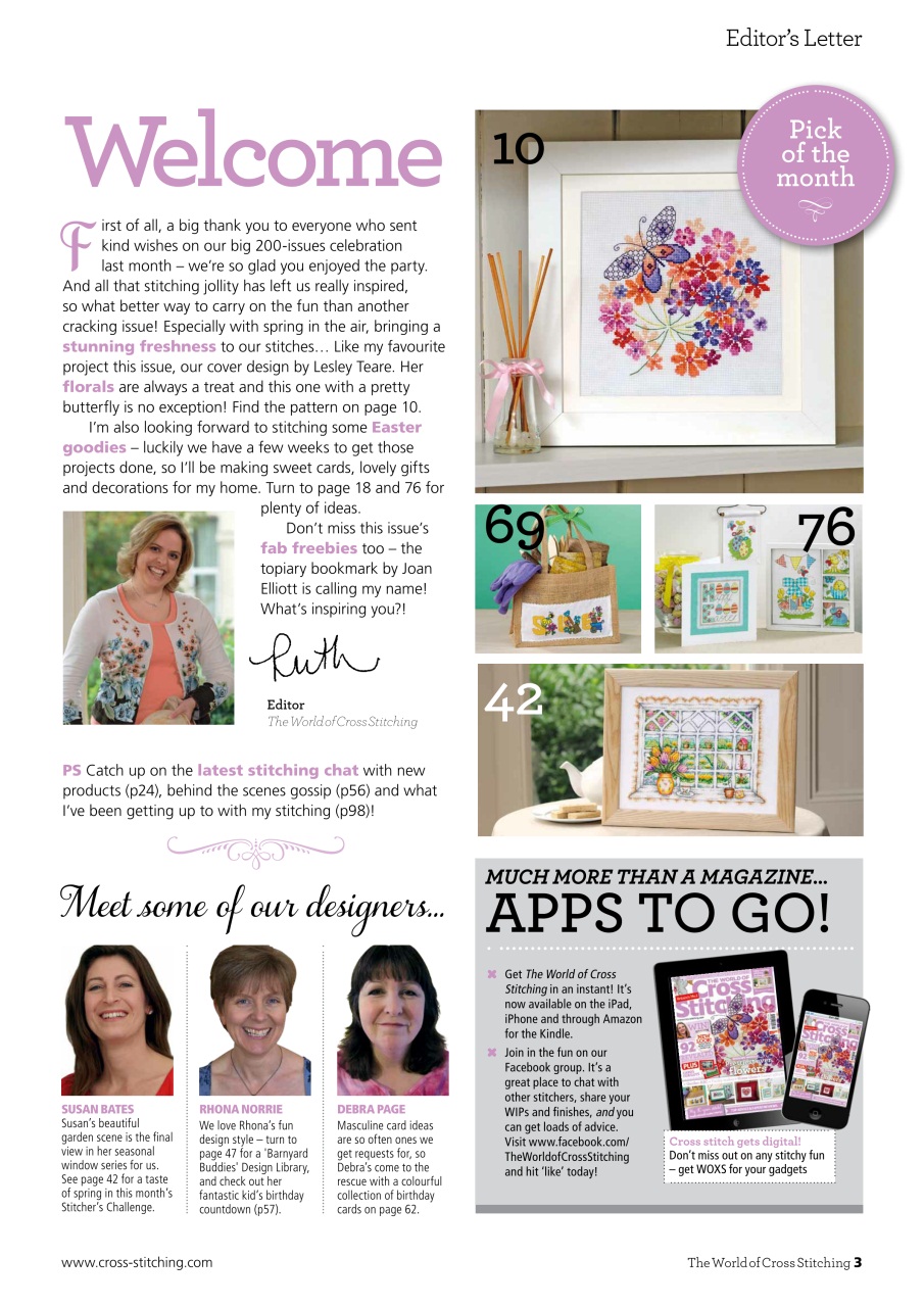 The World of Cross Stitching Preview Pages