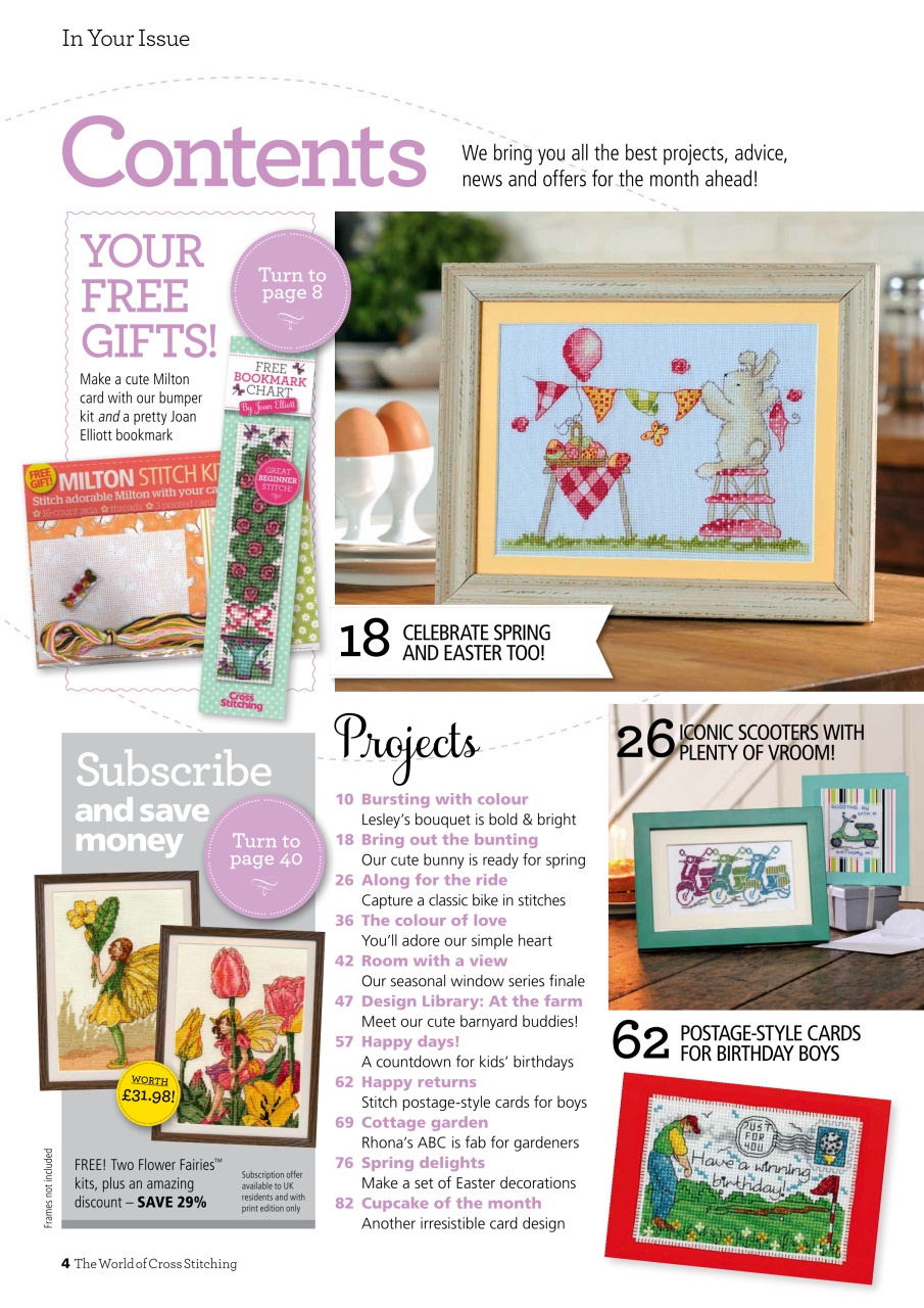 The World of Cross Stitching Preview Pages