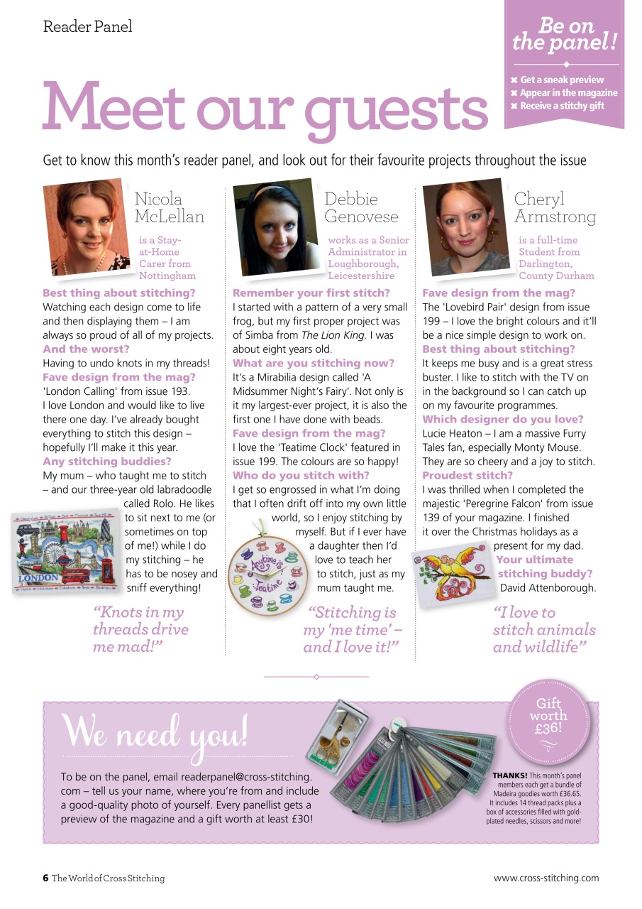 The World of Cross Stitching Preview Pages