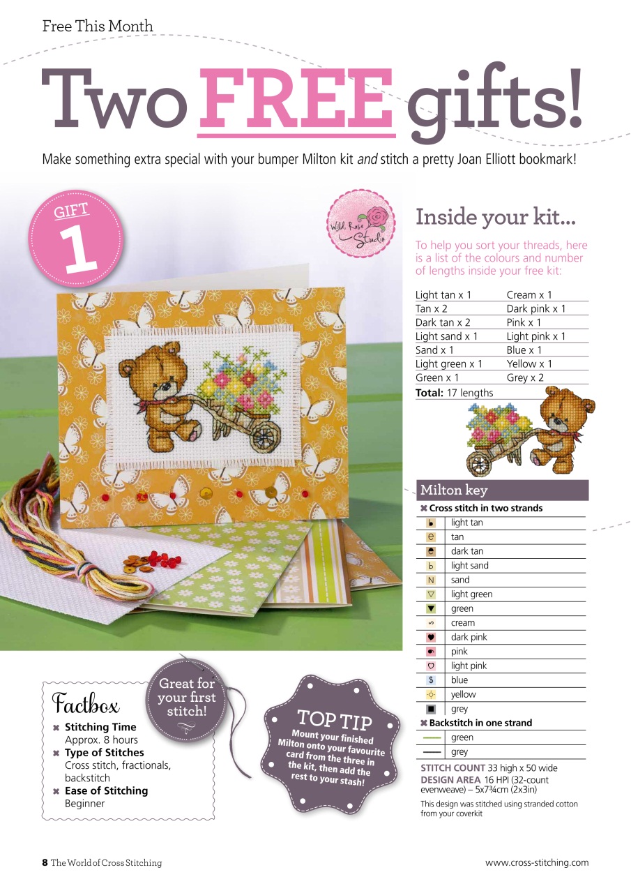 The World of Cross Stitching Preview Pages