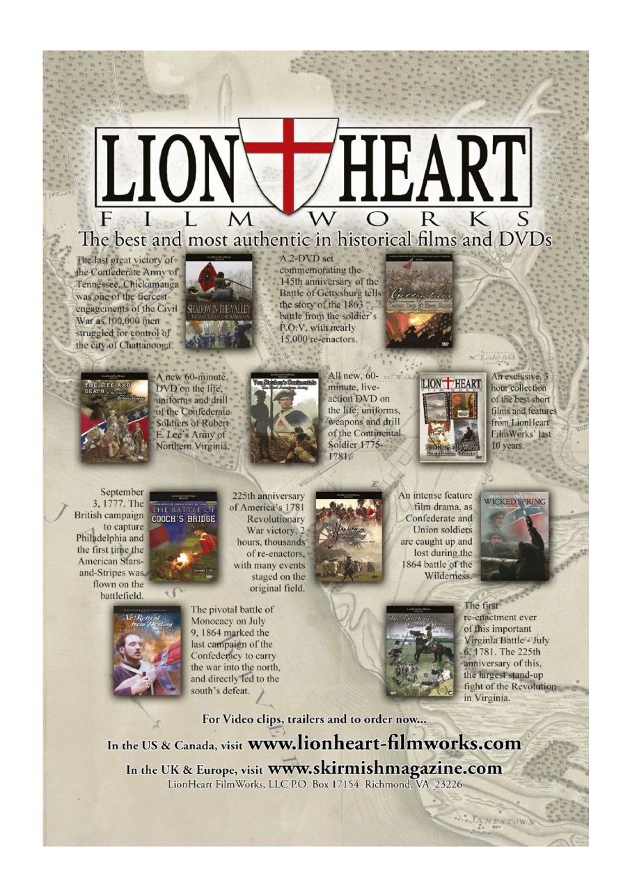 Skirmish Living History Preview Pages