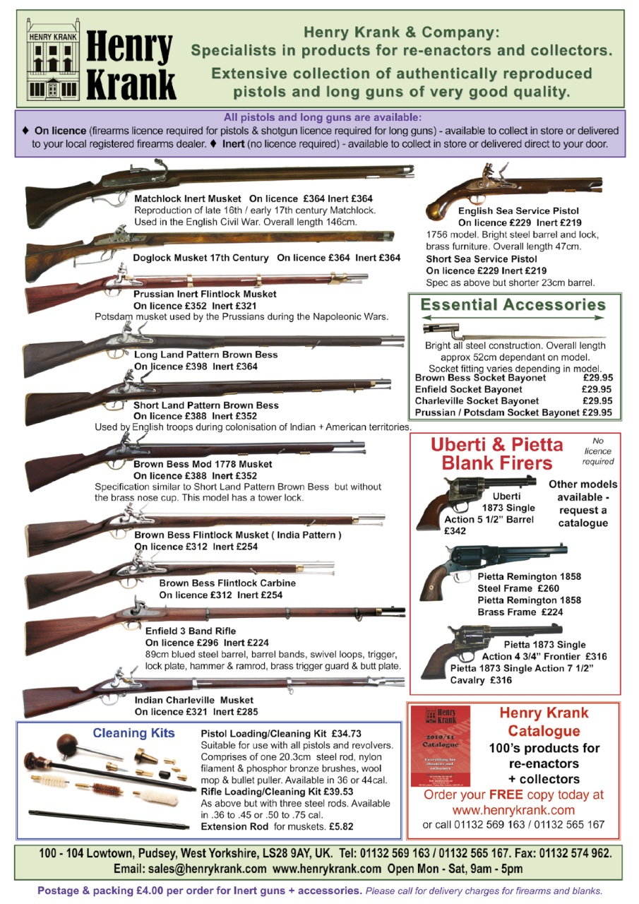 Skirmish Living History Preview Pages