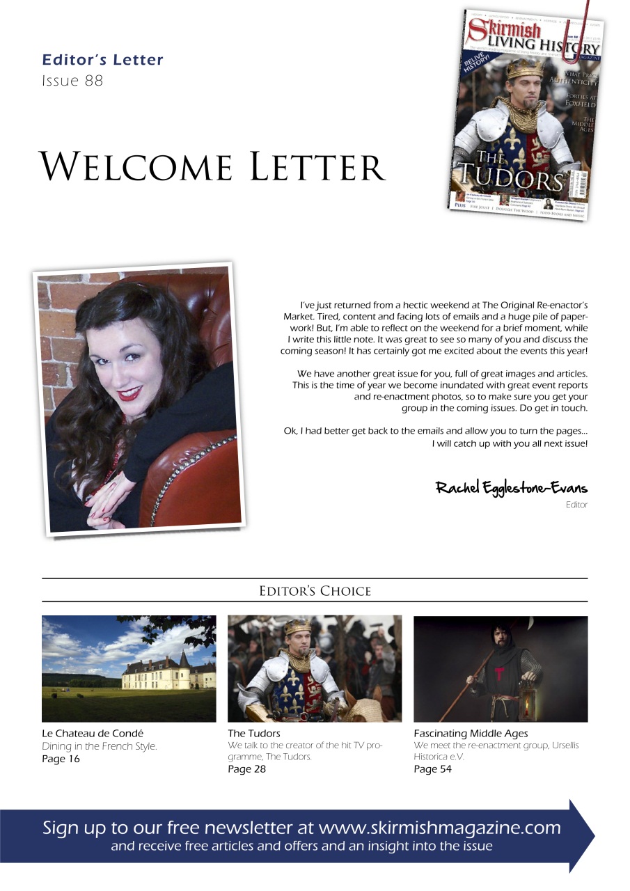 Skirmish Living History Preview Pages