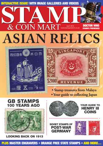 Stamp Collector issue Stamp & Coin Mart April 2013
